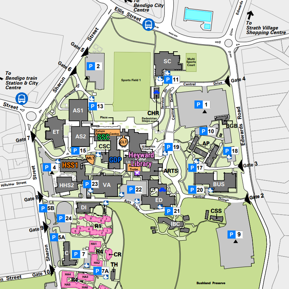 Study spaces available at your campus - MyLaTrobe