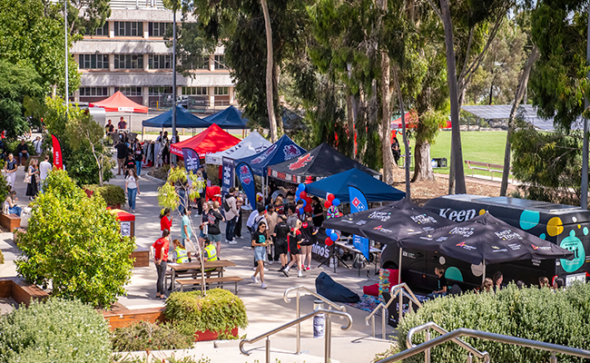 Bendigo O Week stalls and booths