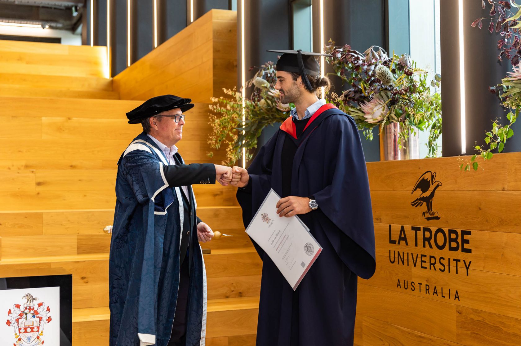 Grundy graduates from La Trobe News La Trobe University